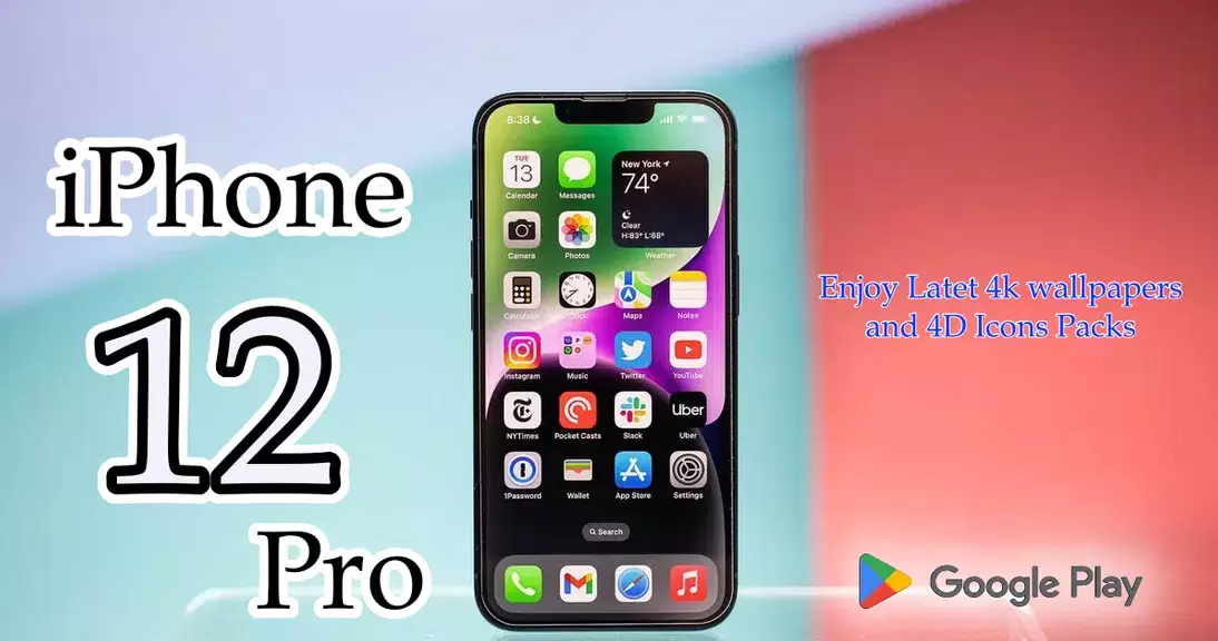 iPhone 12 Pro Launcher Themes 螢幕截圖 2