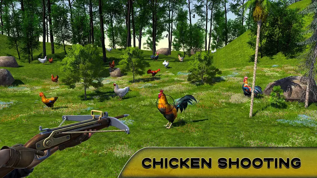 Chicken Hunting Challenge Game 螢幕截圖 1