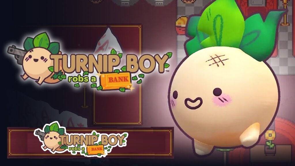 Nach der Steuerhinterziehung beraubt Turnip Boy eine Bank im neuen Spiel auf Android