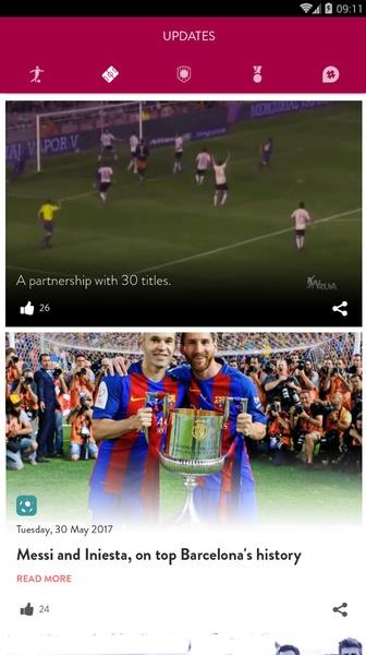 Messi App Oficial Ảnh chụp màn hình 2