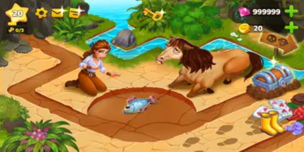 Island Hoppers: Jungle Farm Ảnh chụp màn hình 0