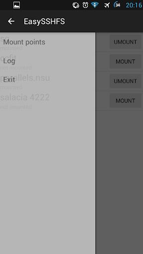 EasySSHFS スクリーンショット 3