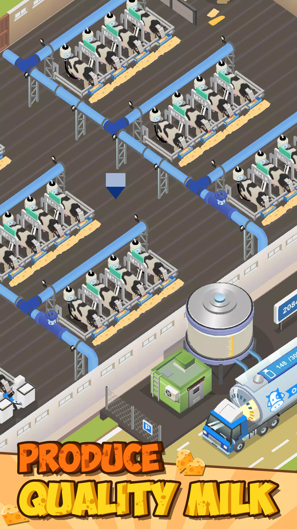 Idle Cheese Factory Tycoon Ekran Görüntüsü 1