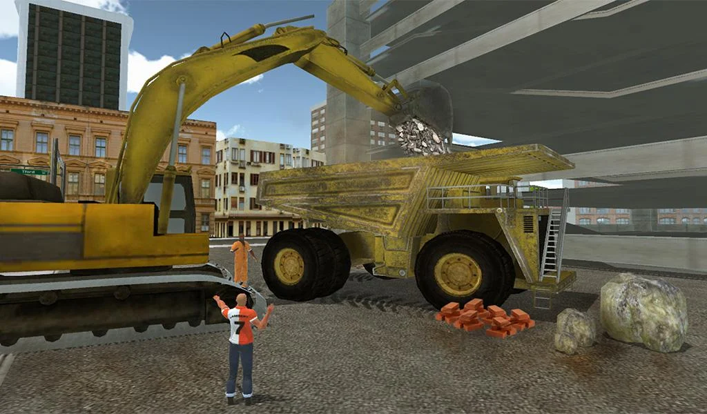 Mega Excavator Truck Transport 스크린샷 0