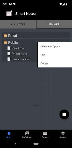 Smart Notes App Tangkapan skrin 3