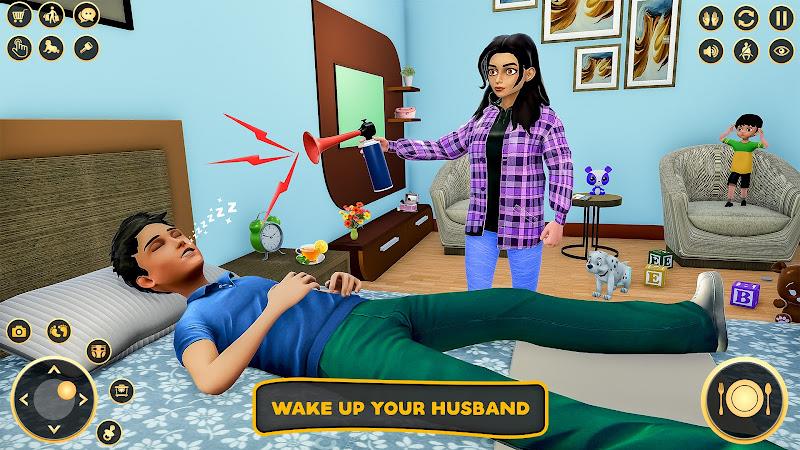 Pregnant Mom Family Game 3D Schermafbeelding 0