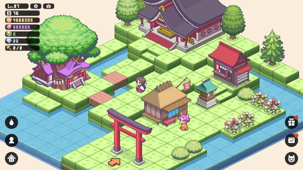 Pixel Shrine JINJA Mod Tangkapan skrin 0