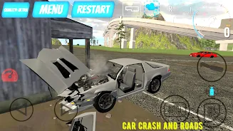 Car Crash And Roads Captura de pantalla 3