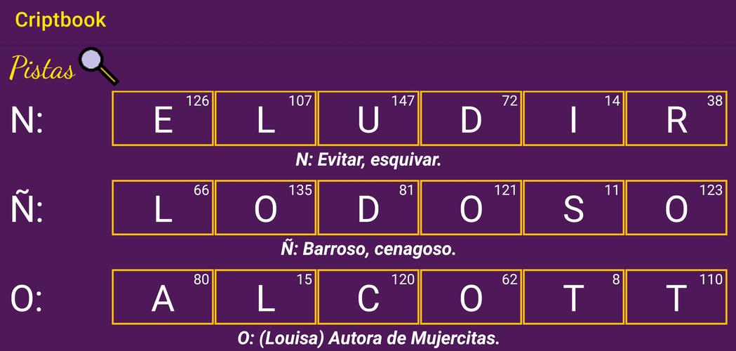 Criptogramas Literarios Screenshot 0