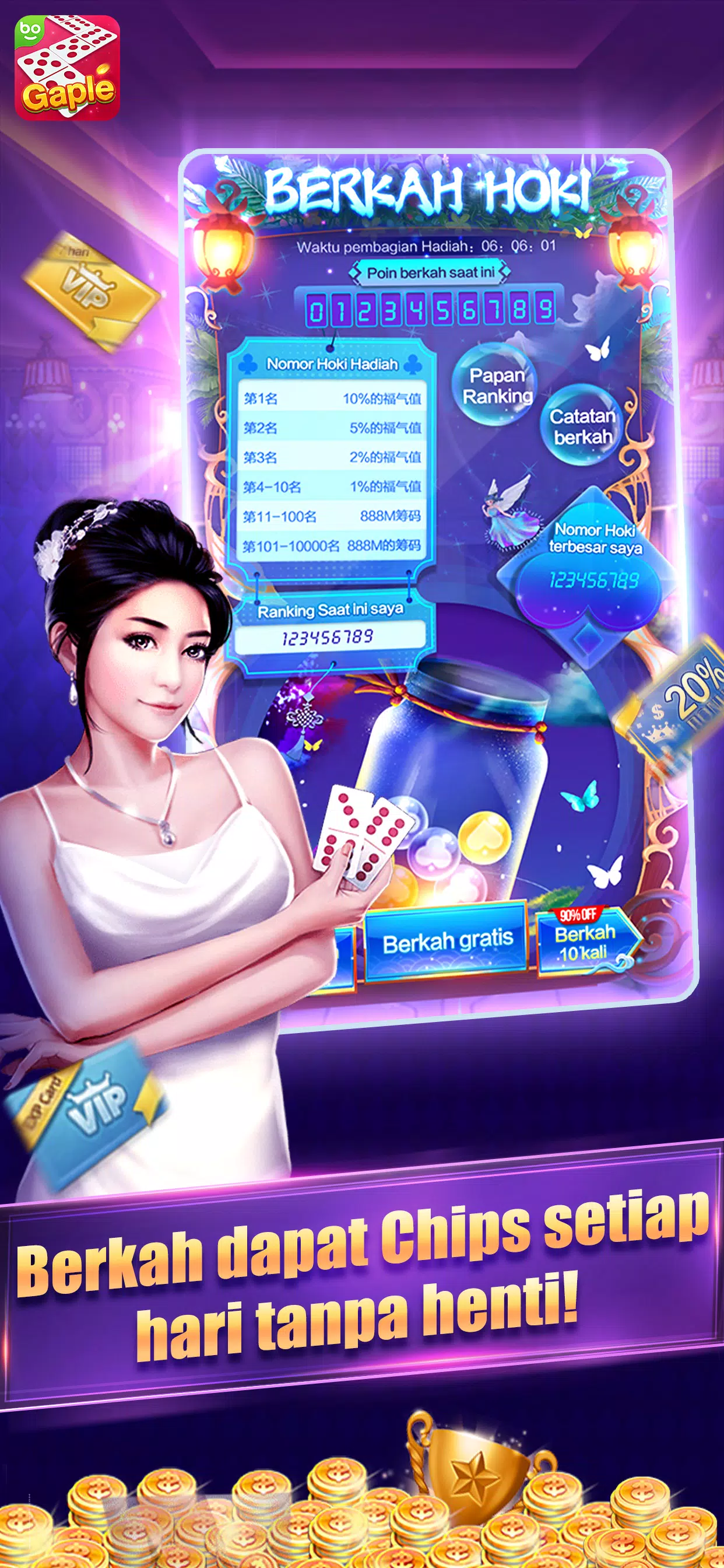Domino Gaple Boya:Qiuqiu Capsa Ảnh chụp màn hình 3