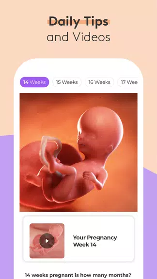 Pregnancy Tracker & Baby App Zrzut ekranu 1