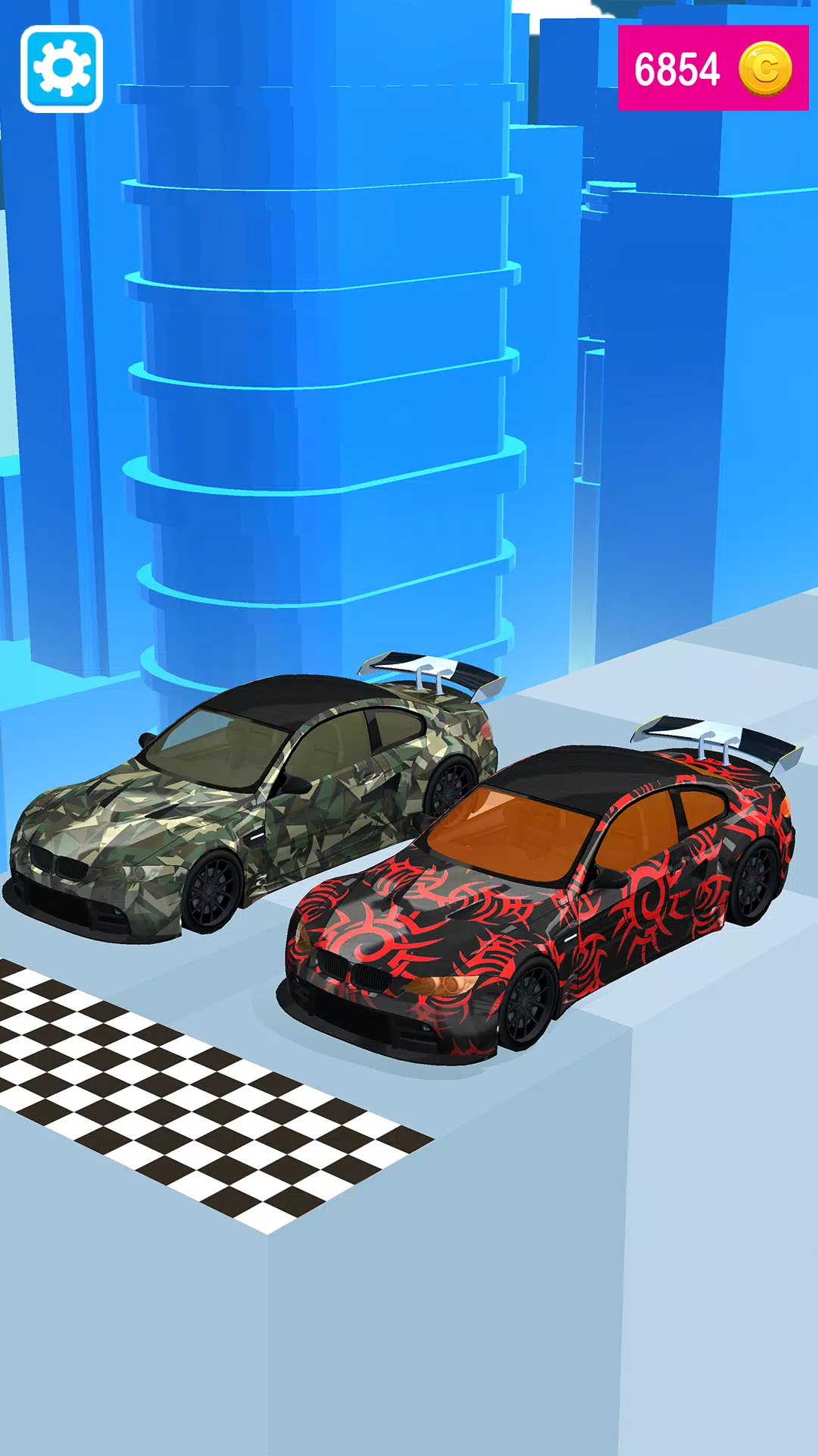 Schermata Modified Car Driving: 3DTuning 1