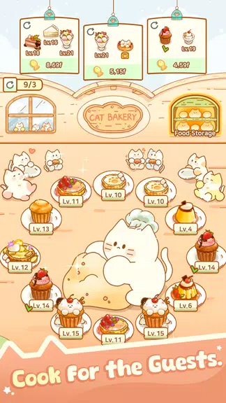 Idle Cat Hotel - Tycoon Games 螢幕截圖 3