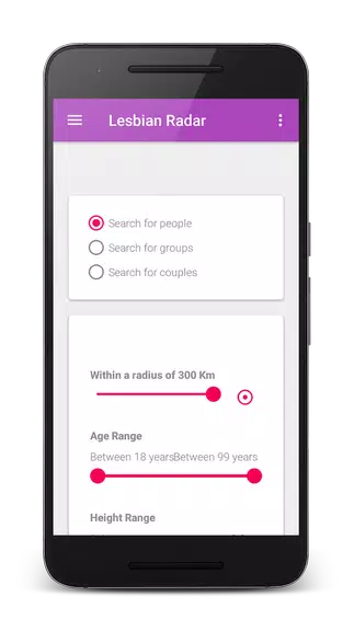 Lesbian Radar - Free dating for girls and women Screenshot 2