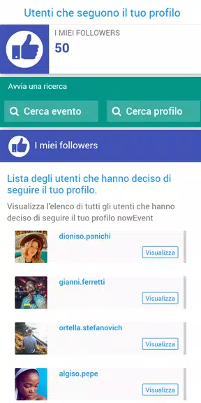 nowEvent - L'app a misura di evento Tangkapan skrin 2