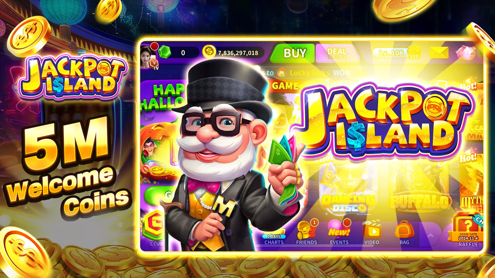 Jackpot Island স্ক্রিনশট 0