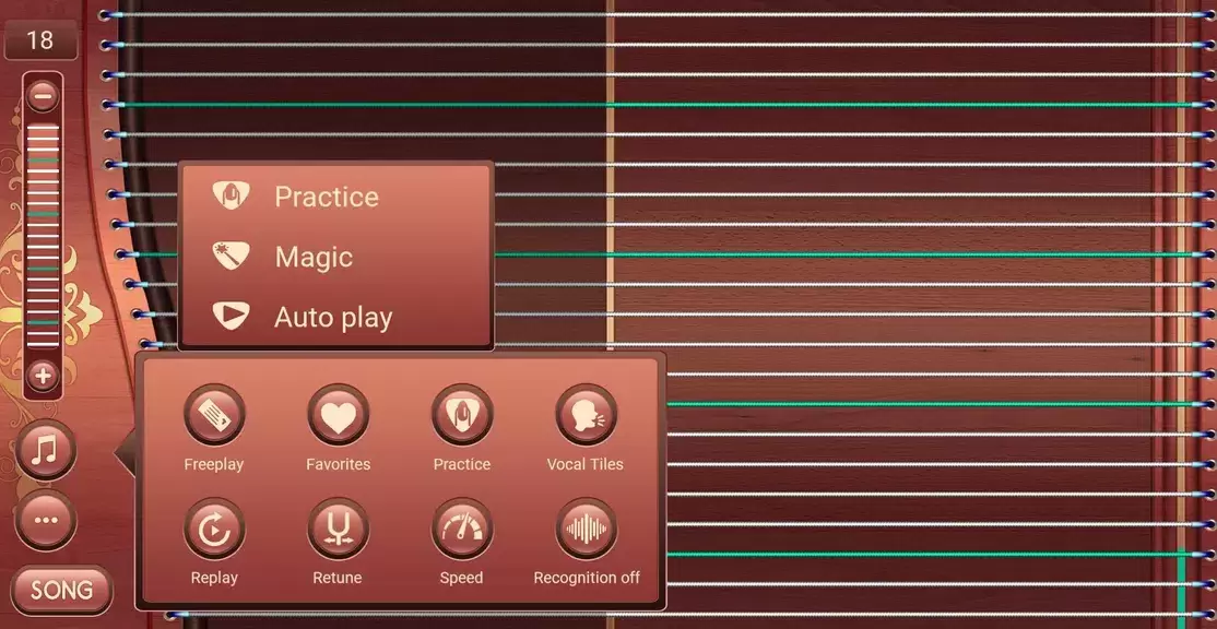 Guzheng Connect: Tuner & Notes Detector 螢幕截圖 1