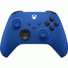 Controlador sem fio Xbox em choque azul