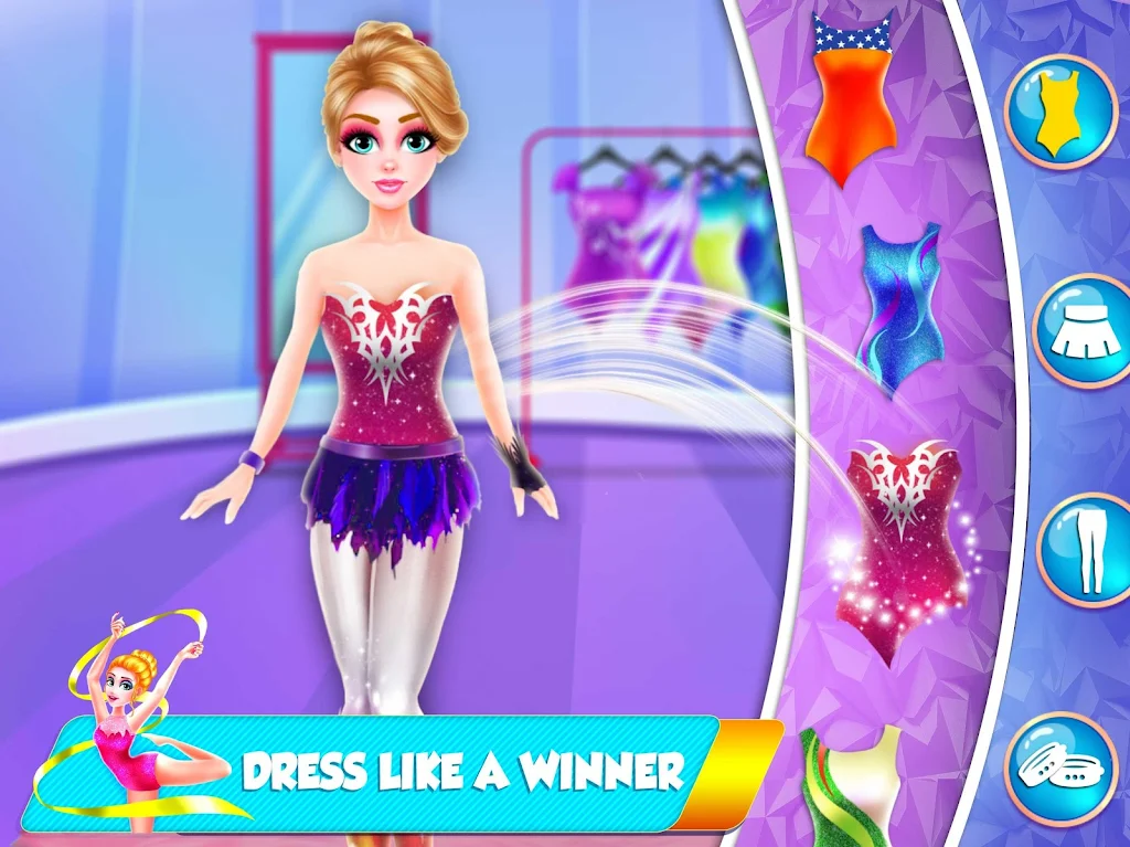 Star Girl Gymnastics Games Captura de tela 2