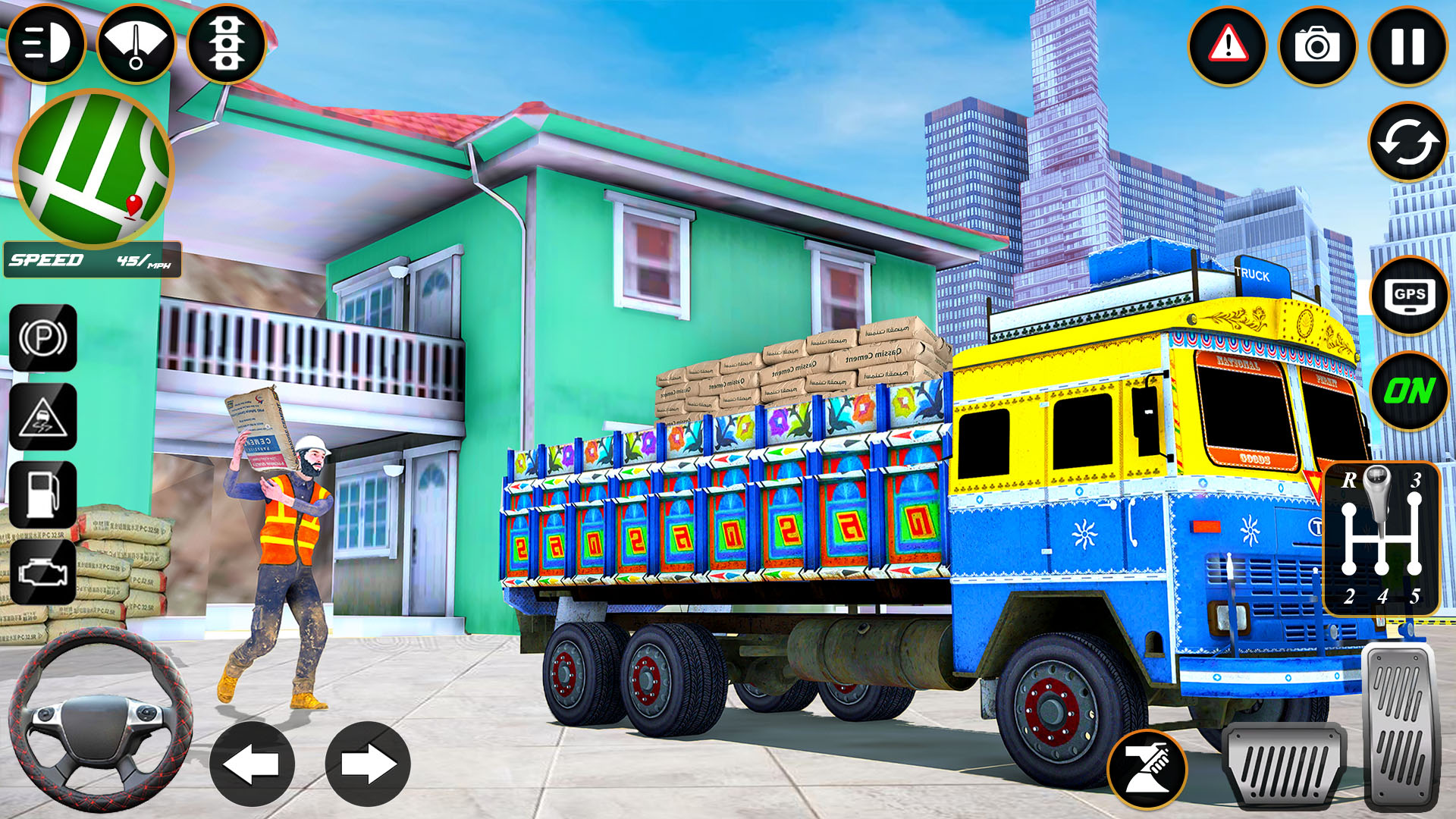 Crazy Truck Driving:Truck Game 螢幕截圖 2