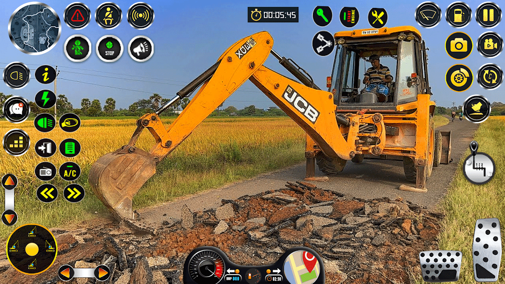 Real City JCB Construction 3D Captura de pantalla 2