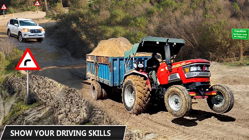 Schermata Indian Tractor Trolley Farming 0