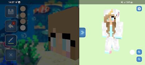 Skin Editor 3D for Minecraft ဖန်သားပြင်ဓာတ်ပုံ 2