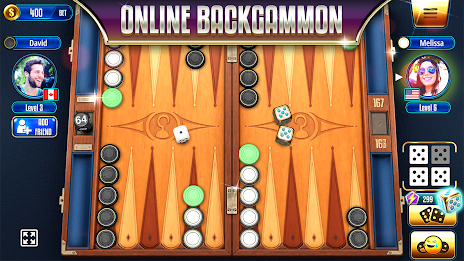 Backgammon Legends Online ภาพหน้าจอ 1