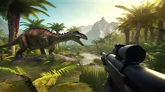 Angry Dinosaur Shooting Game Captura de pantalla 2