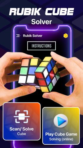 Rubik's Cube Puzzle Solver app Скриншот 0