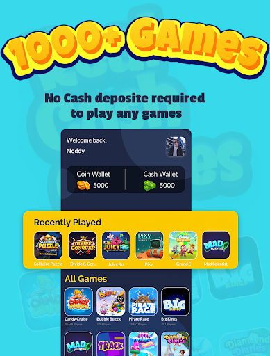 Real Cash Games Pro Free rewards paypal and paytm Tangkapan skrin 2