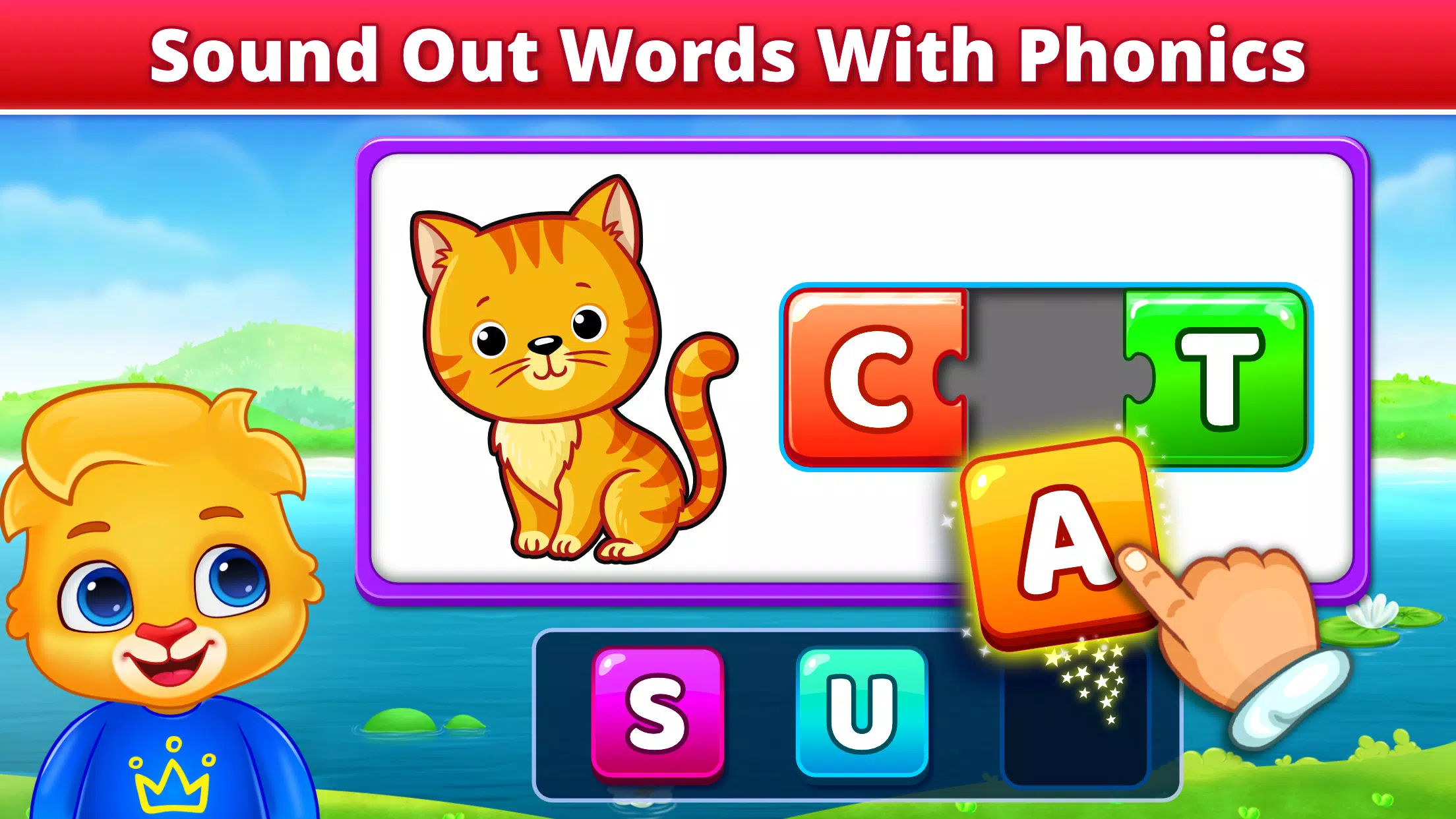 Spelling & Phonics: Kids Games Ảnh chụp màn hình 1