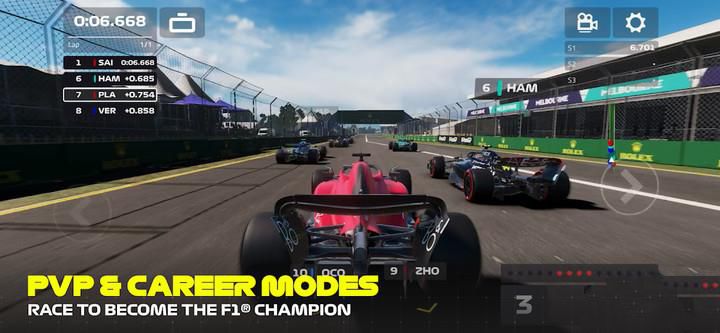 F1 Mobile Racing ဖန်သားပြင်ဓာတ်ပုံ 2