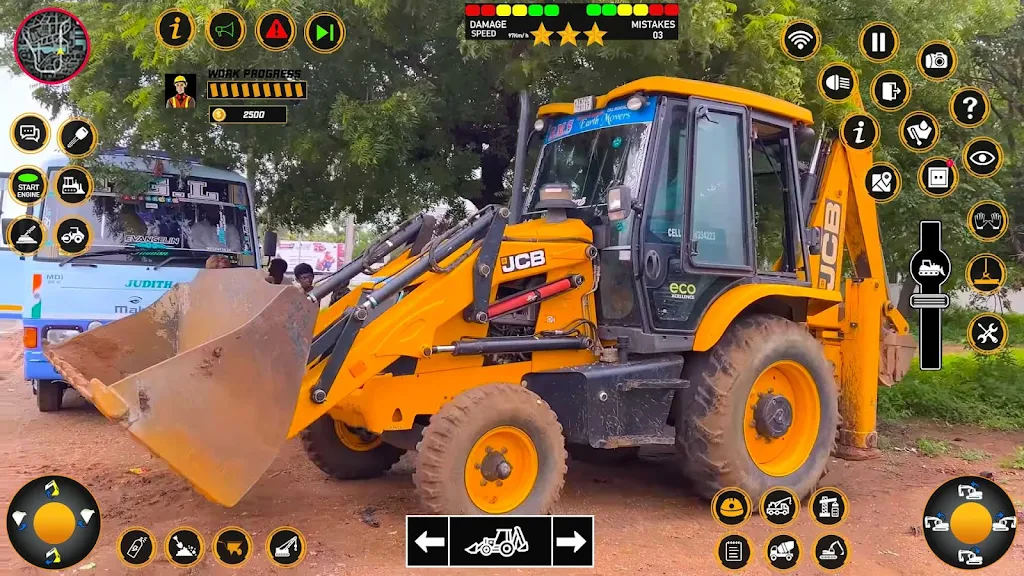 Snow Excavator Game: JCB Games Ekran Görüntüsü 3