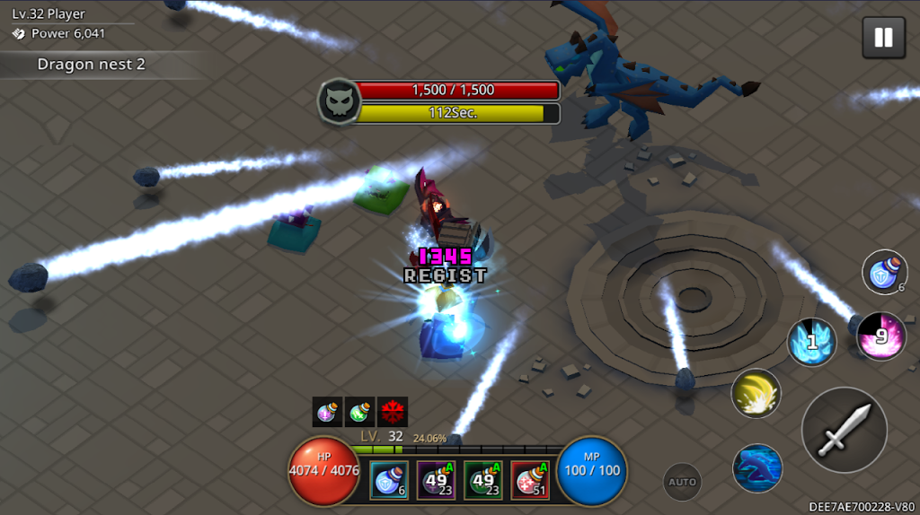 Pixel Blade W : Idle Rpg Zrzut ekranu 1