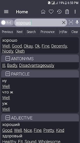 English Russian Dictionary Screenshot 1