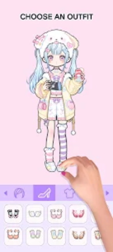 Pink Paper Doll Screenshot 2