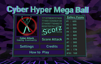 Cyber Hyper Mega Ball 螢幕截圖 1