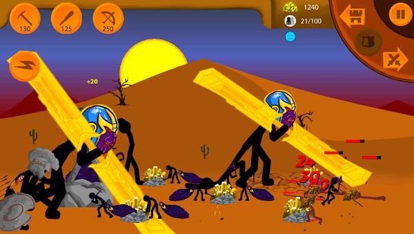 Stickman War Infinity battle Captura de pantalla 0