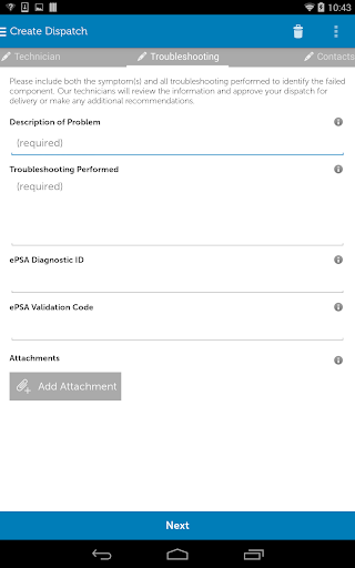 Schermata Dell TechDirect 1