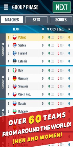 Volleyball Championship Mod ภาพหน้าจอ 1