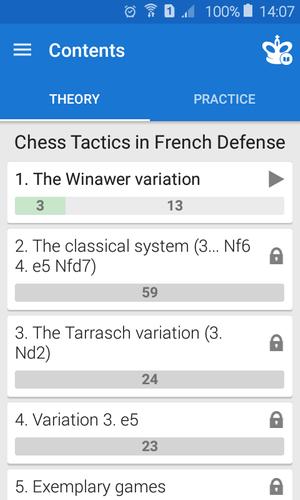 Chess Tactics: French Defense スクリーンショット 1
