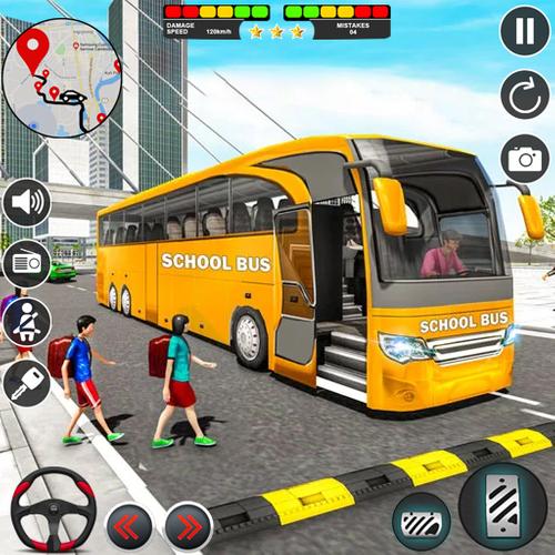 School Bus Simulator Bus Games Captura de pantalla 3