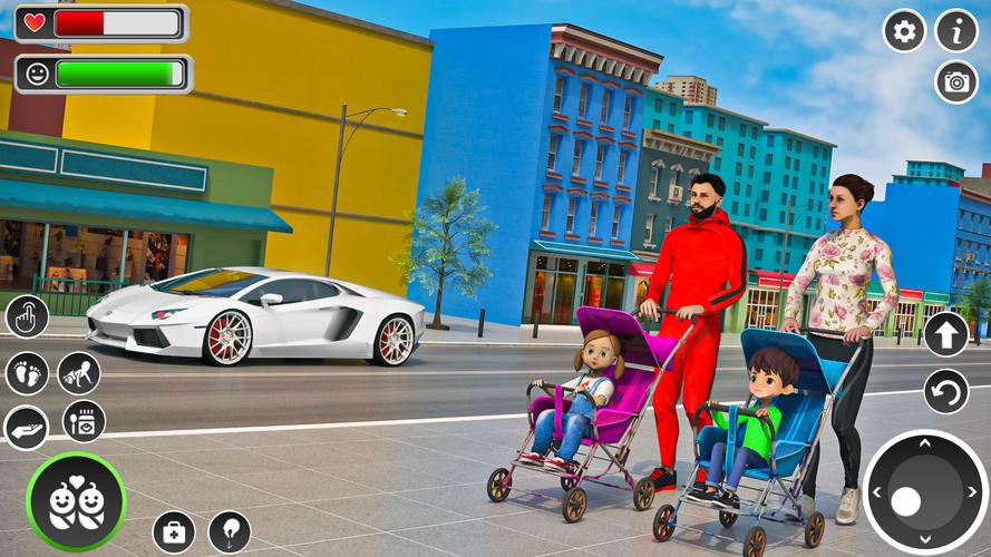 Virtual Mom Dad: Baby Games Captura de tela 3