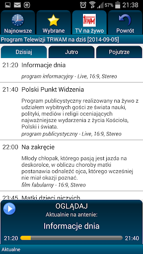 TV Trwam i Radio Maryja Polska Скриншот 2