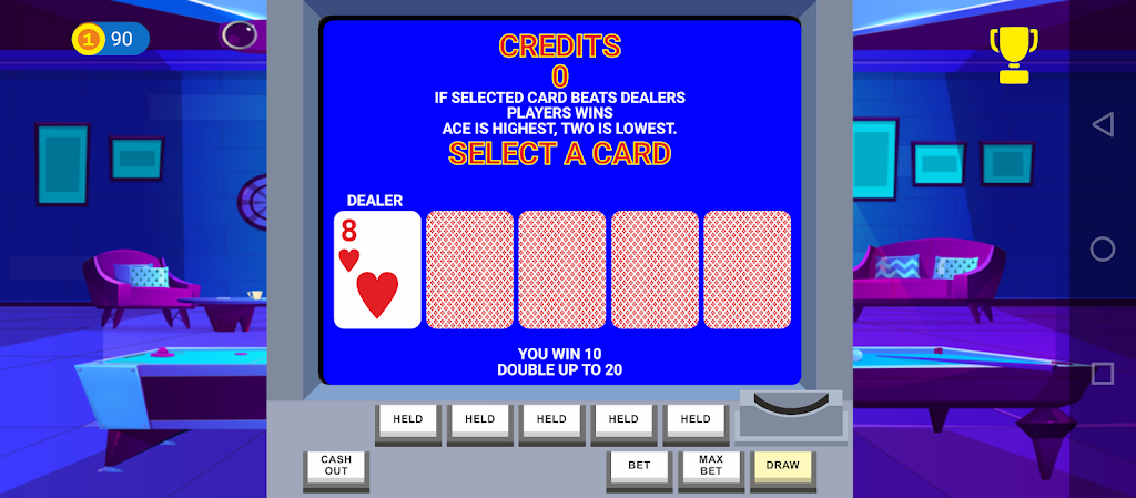 Video Poker Big Bet Ảnh chụp màn hình 2