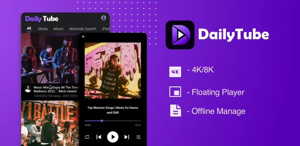 DailyTube Tangkapan skrin 0