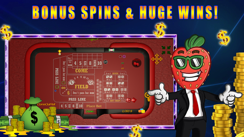 Virtuelles Casino - Craps Spiel Online Zrzut ekranu 0