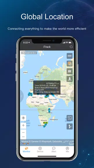 iTrack - GPS Tracking System Capture d'écran 0