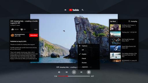 YouTube VR 스크린샷 2